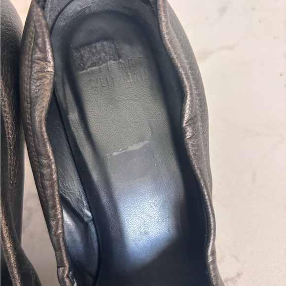 Stuart Weitzman Metallic and Black Heels - Picture 6 of 13